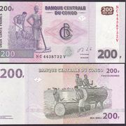 CONGO - KONGO - 200 FRANCS - 2013 - UNC